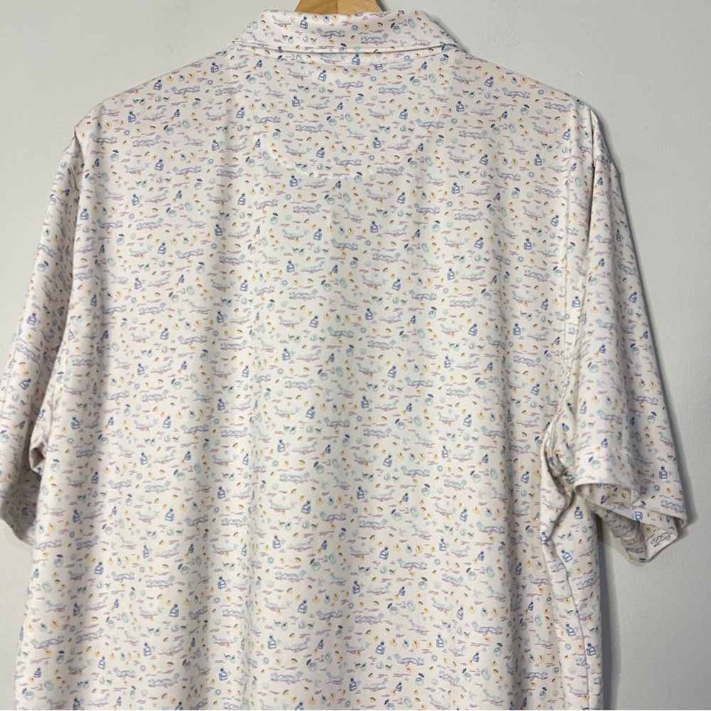 Peter Millar “5 O’Clock in Fiji” Summer Comfort Jersey Golf Polo Large - Picture 12 of 13
